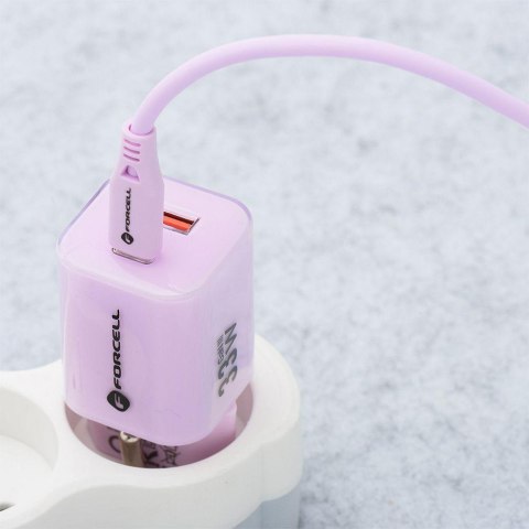 ŁADOWARKA SIECIOWA Forcell F-Energy GaN III VT-41 33 W 1x USB-C 1x 3.0 4.0