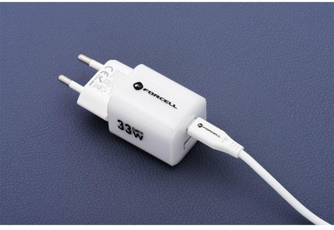 ŁADOWARKA SIECIOWA Forcell F-Energy GaN III VT-41 33 W 1x USB-C 1x 3.0 4.0