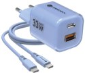 ŁADOWARKA SIECIOWA Forcell F-Energy GaN III VT-41 33 W 1x USB-C 1x 3.0 4.0