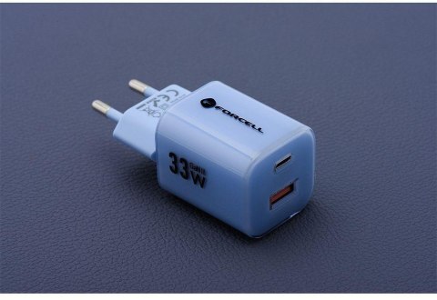 ŁADOWARKA SIECIOWA Forcell F-Energy GaN III VT-41 33 W 1x USB-C 1x 3.0 4.0