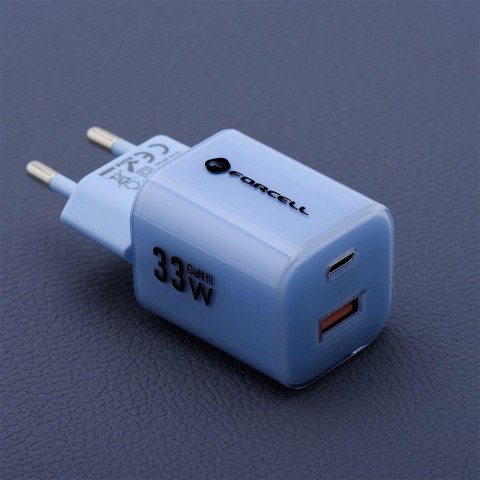 ŁADOWARKA SIECIOWA Forcell F-Energy GaN III VT-41 33 W 1x USB-C 1x 3.0 4.0