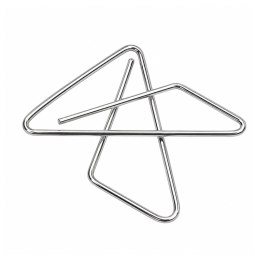 Spinacze Krzyżowe Motyle Metalowe Do Dokumentów Biurowe 32 mm 50 szt.