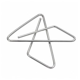 Spinacze Krzyżowe Motyle Metalowe Do Dokumentów Biurowe 64 mm 12 szt.