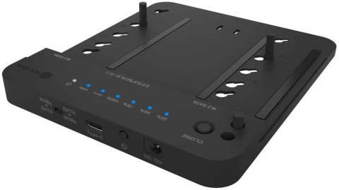Stacja klonująca i dokująca IcyBox IB-2915MSCL-C31 M.2 dla M.2 0NVMe i SATA 2,5/3,5 SSD/HDD