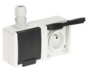 GNIAZDO NATYNKOWE PODWÓJNE AQUANT-2K-G2/V1/EPN 250 16 A IP65 Elektro-Plast