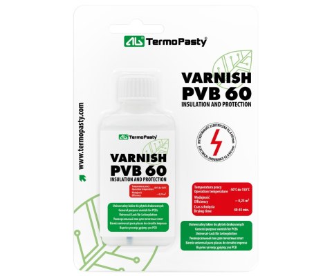 LAKIER PVB 60 VARNISH-PVB-60/50 BUTELKA 50 ml AG TERMOPASTY