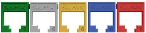 Moduł Keystone beznarzędziowy samozaciskowy SOLARIX Cat.6 UTP RJ45 RAL