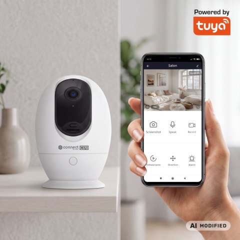 Kamera Niania WiFi Kruger&Matz Connect C170 Tuya Smart Life Obrotowa PTZ