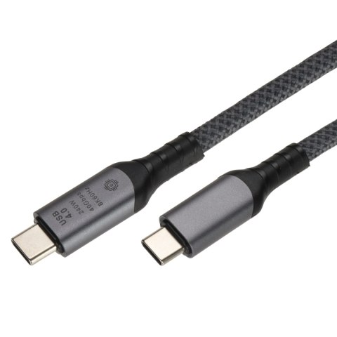 PRZEWÓD CHAR-CC-0.3M-4.0 USB-C/USB-C 0.3 m Delta Multimedia