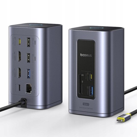 Stacja dokująca HUB Baseus NU1 Air Spacemate 12w1 USB-C / 2x HDMI 2x RJ45