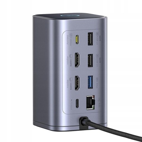 Stacja dokująca HUB Baseus NU1 Air Spacemate 12w1 USB-C / 2x HDMI 2x RJ45