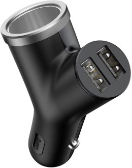 Baseus Y Type Car Charger ładowarka samochodowa 2x USB + 3.4A CCALL-YX01