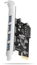 Kontroler Axagon PCEU-430RS PCIe 4x port USB 3.2 GEN 1 15-pin SATA