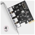 Kontroler Axagon PCEU-430RS PCIe 4x port USB 3.2 GEN 1 15-pin SATA