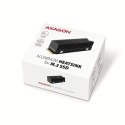 Radiator do dysków Axagon CLR-M2XT aluminiowy pasywny M.2 SSD