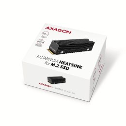 Radiator do dysków Axagon CLR-M2XT aluminiowy pasywny M.2 SSD
