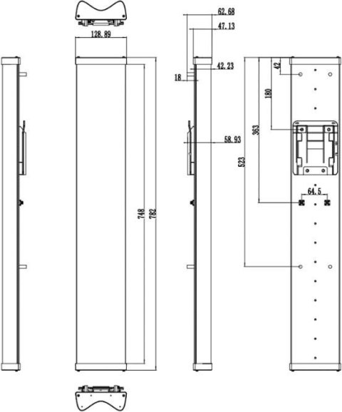 Antena Hikvision DS-3WF5000A-120
