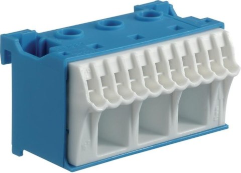 BLOK SAMOZACISKÓW QUICKCONNECT,NEUTRALNY NIEBIESKI, HAGER KN14N