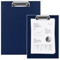 Deska Podkładka z Metalowym Klipem Clipboard Do Pisania A4 Niebieska