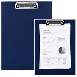 Deska Podkładka z Metalowym Klipem Clipboard Do Pisania A4 Niebieska