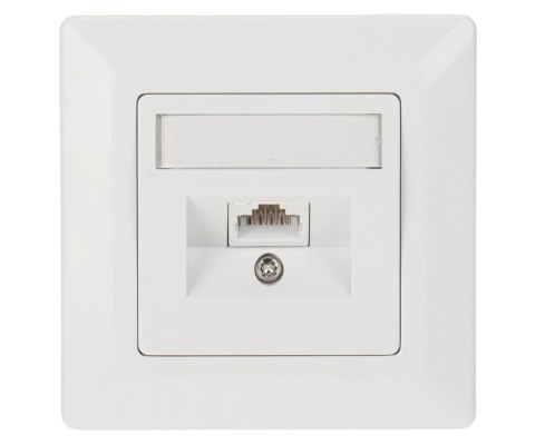 GNIAZDO KOŃCOWE RJ-45 SX9-1-6-UTP-WH SOLARIX