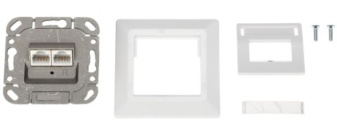 GNIAZDO KOŃCOWE RJ-45 SX9-2-5E-STP-WH SOLARIX