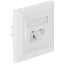 GNIAZDO KOŃCOWE RJ-45 SX9-2-5E-UTP-WH SOLARIX