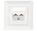GNIAZDO KOŃCOWE RJ-45 SX9-2-5E-UTP-WH SOLARIX