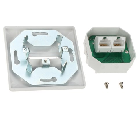 GNIAZDO KOŃCOWE RJ-45 SX9-2-5E-UTP-WH SOLARIX
