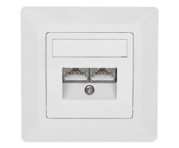GNIAZDO KOŃCOWE RJ-45 SX9-2-6-STP-WH SOLARIX