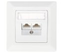 GNIAZDO KOŃCOWE RJ-45 SX9-2-6-UTP-WH SOLARIX