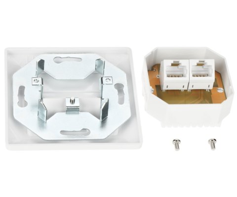 GNIAZDO KOŃCOWE RJ-45 SX9-2-6-UTP-WH SOLARIX
