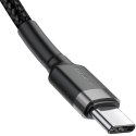 KABEL USB-C / USB-C Baseus Cafule CATKLF-GG1 100cm 60W 3A PD 2.0 QC 3.0