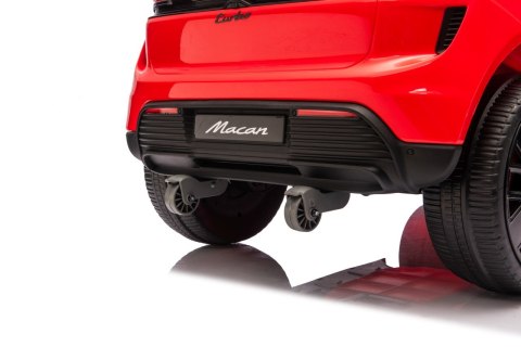 Pojazd Porsche Macan Czerwony