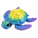 Figurka Żółw Morski 3D Ruchome Płetwy Głowa Niebiesko-Zielony 8 cm