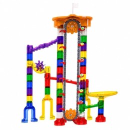 Klocki Konstrukcyjne Kosmiczny Tor Dla Kulek Tunele Transparent 3D 153 el.