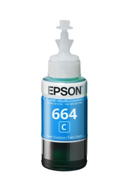 Oryginalny Tusz w butelce Cyan Epson 664 (T6642, C13T66424A)