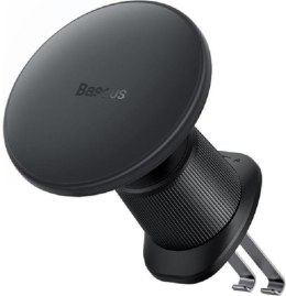 UCHWYT SAMOCHODOWY ŁADOWARKA INDUKCYJNA Baseus CW01 MagSafe Qi 2.0 15 W NA KRATKĘ CZARNY