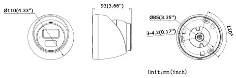 KAMERA IP DS-2CD1327G2H-LIU(4MM)PL Smart Hybrid Light - 1080p Hikvision
