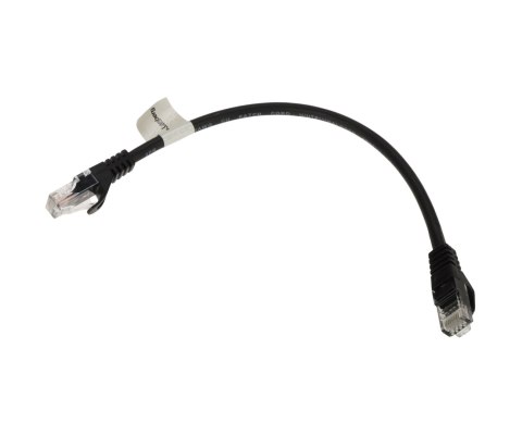 PATCHCORD RJ45/6/0.25-CU-BLACK 0.25 m Lanberg