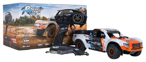 Auto R/C Terenowe RACE 12 1:12 Biało Pomarańczowy