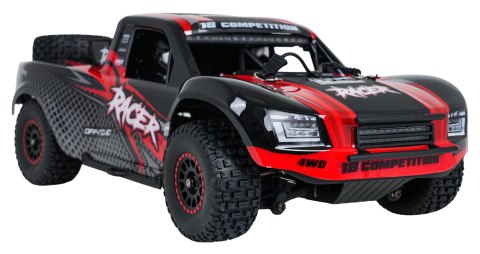 Auto R/C Terenowe RACE 18 1:12 Czarno Czerwony