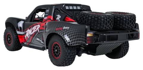 Auto R/C Terenowe RACE 18 1:12 Czarno Czerwony