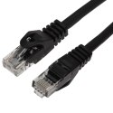 PATCHCORD RJ45/6/5.0-CU-BLACK 5.0 m Lanberg