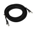 PATCHCORD RJ45/6/5.0-CU-BLACK 5.0 m Lanberg