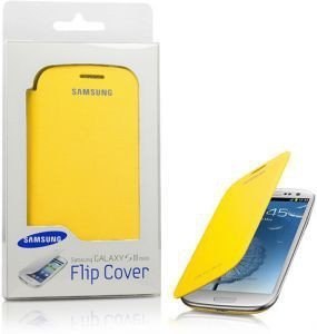 Etui SAMSUNG Flip Cover I9190 S4 MINI żółte