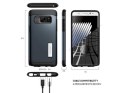 Etui Spigen Slim Armor Samsung Note 7 metalowe