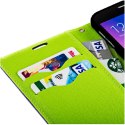 Etui portfel Fancy ALCATEL PIXI 4 czerwone