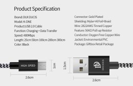 Dux ducis kabel USB K-ONE MICRO USB 150CM