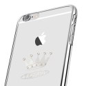 Etui X-FITTED Swarovski IPHONE 6+ Crown srebrne PPHGS